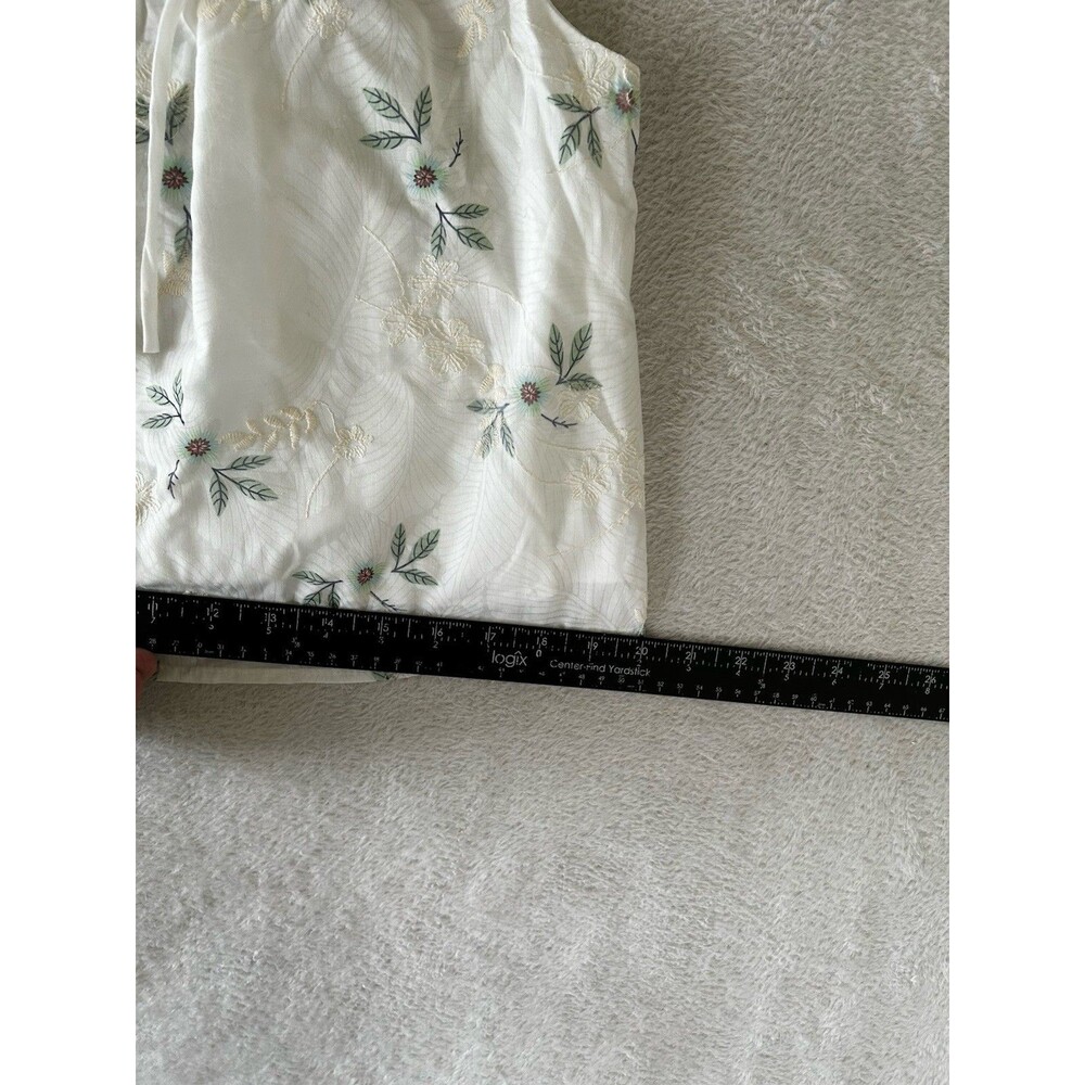 Kirious Los Angeles 2 Piece Shirts And Top Set Floral Embroidered Size Small - Picture 10 of 16